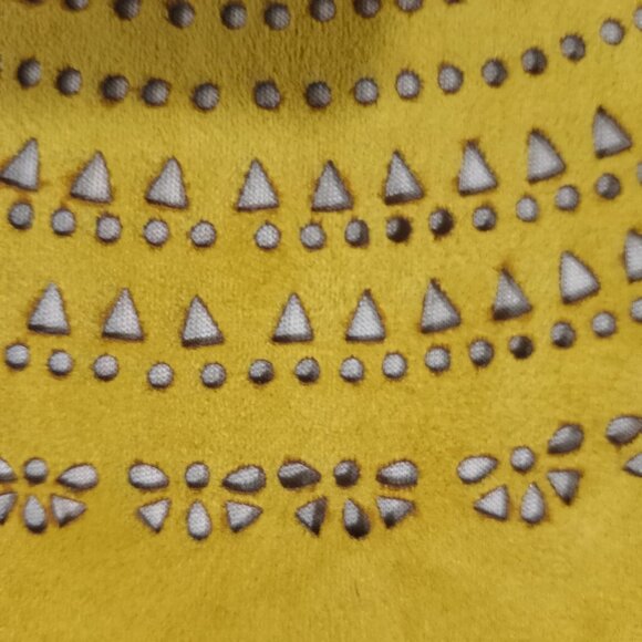 STELLA MORGAN MUSTARD TUNIC SHIFT DRESS ARTISAN WOMEN SIZE L - Picture 2 of 11